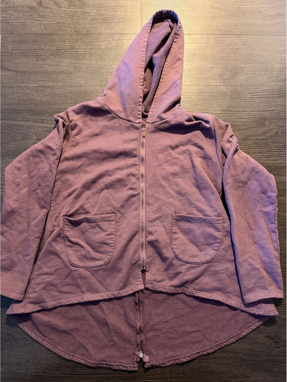 JAGA Italy Double-Zip High-Low Statement Hoodie